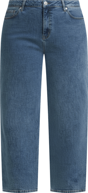 June + Vie Women's June + Vie Curvie-Fit High-Rise Straight-Leg Stretch Jeans