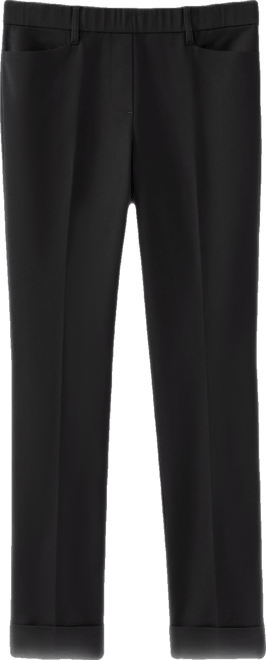 VERSATILE COTTON-STRETCH CUFFED PANTS | JJill