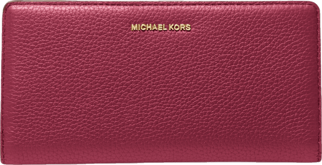 Michael  Bryant Large Slim Leather Snap Wallet