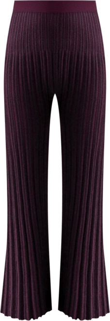 Women's Marcelle Pleated Knit Trousers