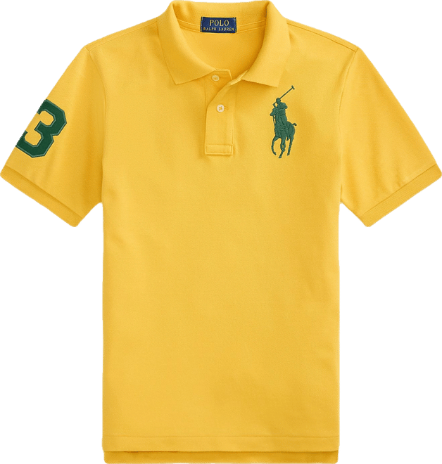 Big Boys Big Pony Cotton Mesh Polo Shirt