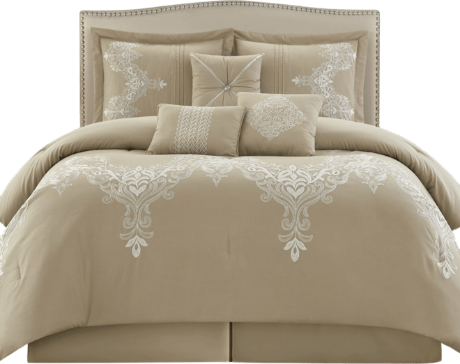 Fannie 7-Piece Comforter Set, Queen