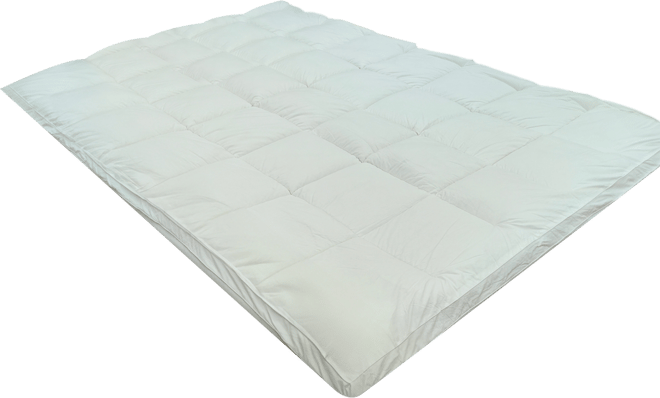 Fluffy Soft Cotton Mattress Topper, Queen