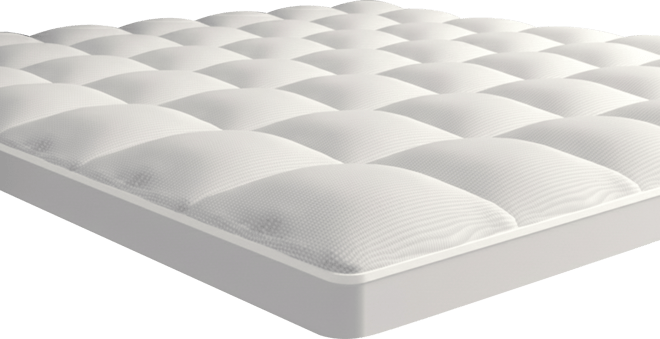 Fluffy Soft Cotton Mattress Topper, Twin