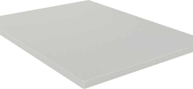 1" Medium Firm Mattress Topper with Breathable Cover, Queen