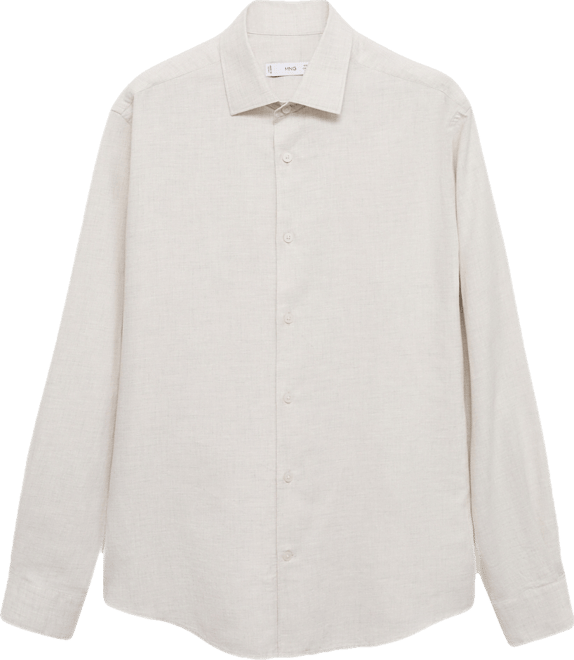 Men's Cotton Linen-Blend Shirt