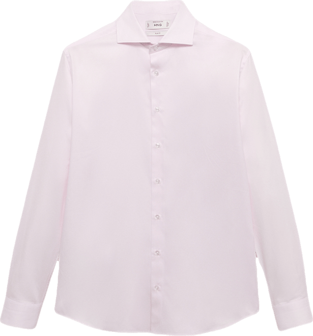 Men's Cotton Slim-Fit Dress Shirt
