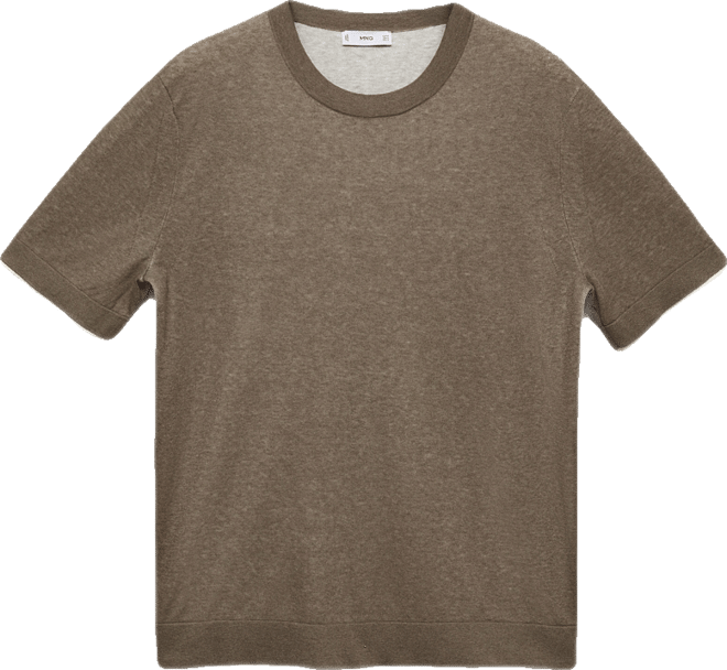 Men's Contrasting Cotton-Blend T-Shirt