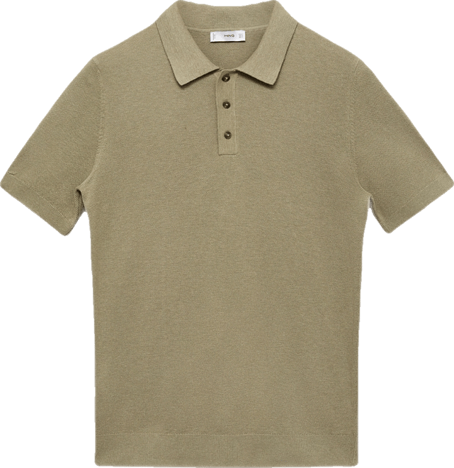 Men's Fine-Knit Cotton Polo Shirt