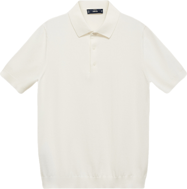 Men's Cotton Fine-Knit Polo Shirt