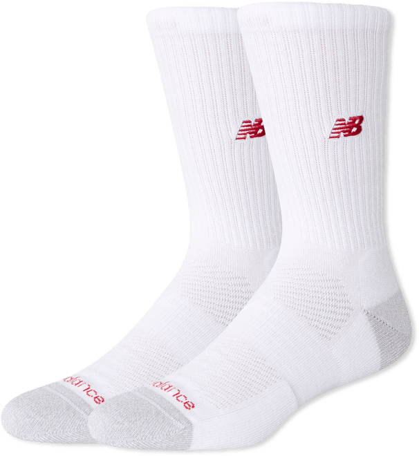 New Balance Unisex Active NB Premium Crew Socks 2 Pack