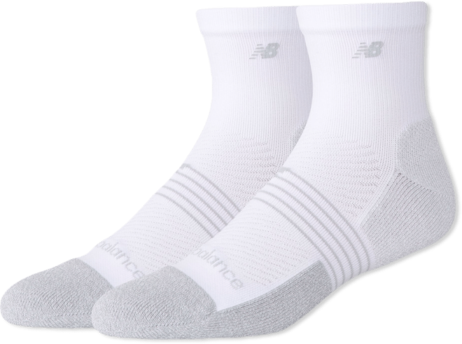 New Balance Unisex Pro Training QTR Socks 2 Pack