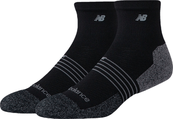 New Balance Unisex Pro Training QTR Socks 2 Pack