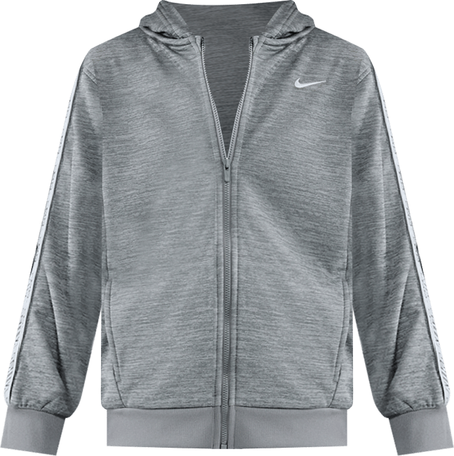 Nike Sportswear Club Sudadera con gorro Dri-FIT de cierre completo para niños talla grande