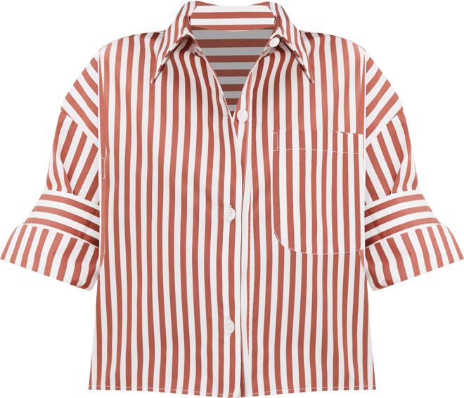 Ivory and Cognac Next Ex Shirt