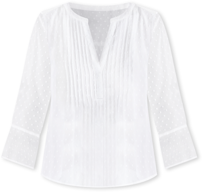 Women's Petite Textured Pintuck Ruffle Sleeve Top, Created for Macy's