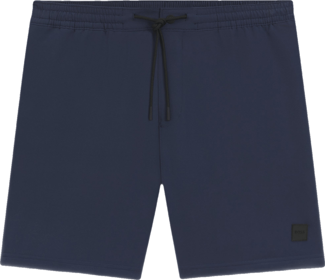 Boss by  Men's Logo Badge Swim Shorts