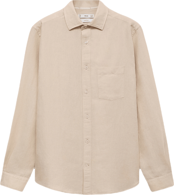 Men's Pocket Linen Shirt