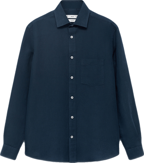 Men's Pocket Linen Shirt