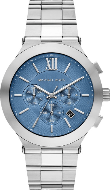 Men's&nbsp;Billie Chronograph Silver-Tone Stainless Steel Watch, 44mm