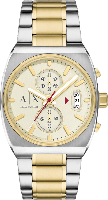 Men's Quartz Chronograph 2-Tone Stainless Steel Watch, 40mm