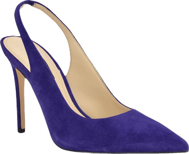 Women's Feather Slingback Stiletto Pumps