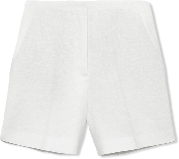 Women's Straight-Fit Linen Shorts