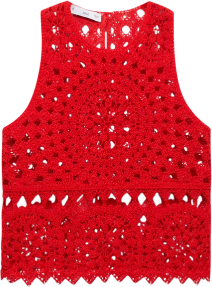 Women's Crochet Knitted Top