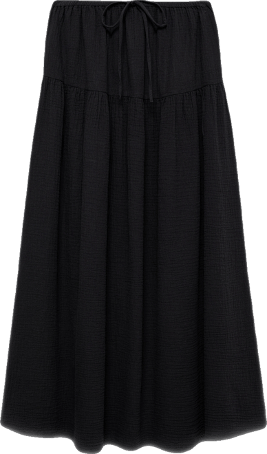 Women's Cotton Drawstring Skirt
