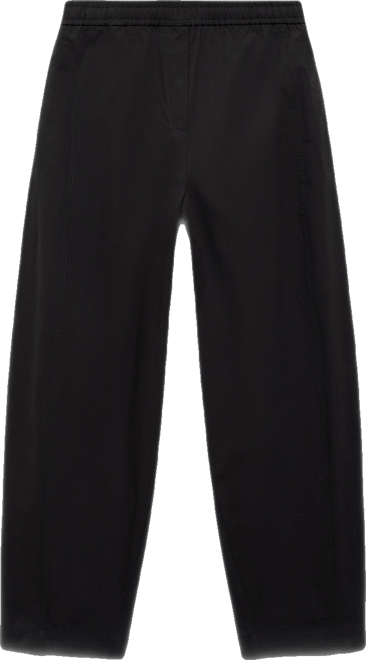 Women's Paper Bag Cotton Pants