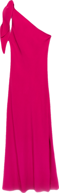 Women's Knot Strap Asymmetrical Dress