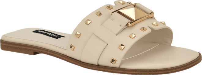 Women's Griyen Studded Flat Slide Sandals