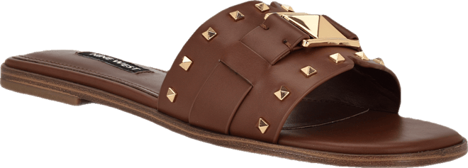 Women's Griyen Studded Flat Slide Sandals