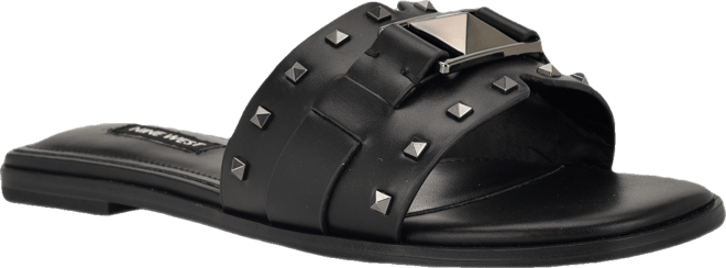 Women's Griyen Studded Flat Slide Sandals