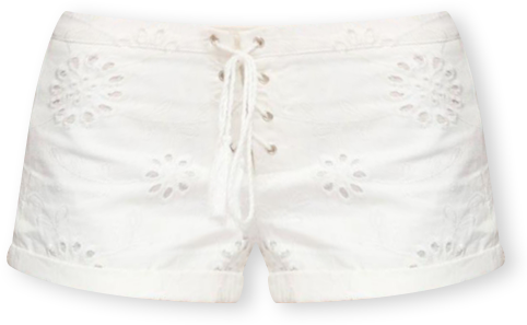Women's Trisha Tassle Eyelet Shorts