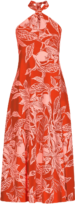 Lands' End Women's Cotton Modal Halter Midi Dress - Macy's