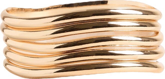 Smooth & Wavy Bracelet Set