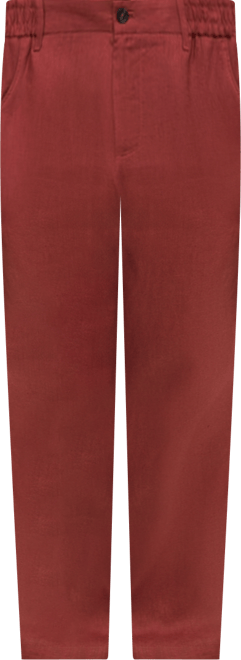 Men's Elastic Waistband Linen Pants