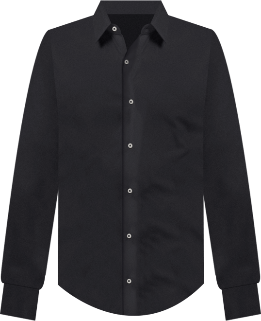 Men's Slim-Fit Cotton Dress Shirt