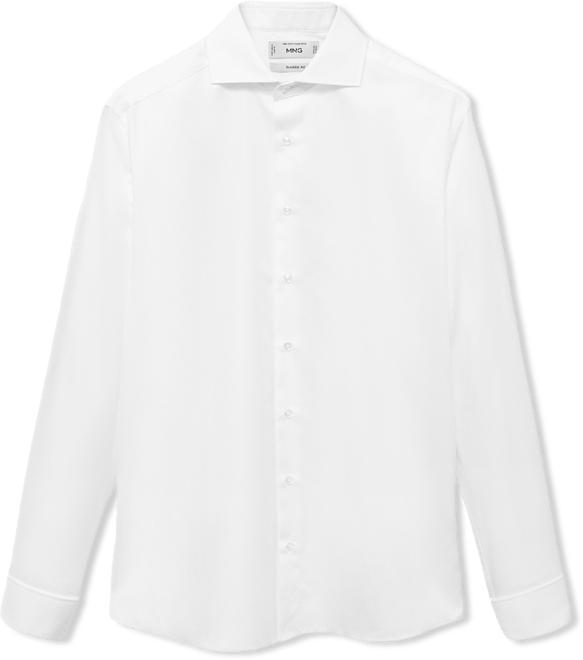 Men's Cotton Slim-Fit Dress Shirt