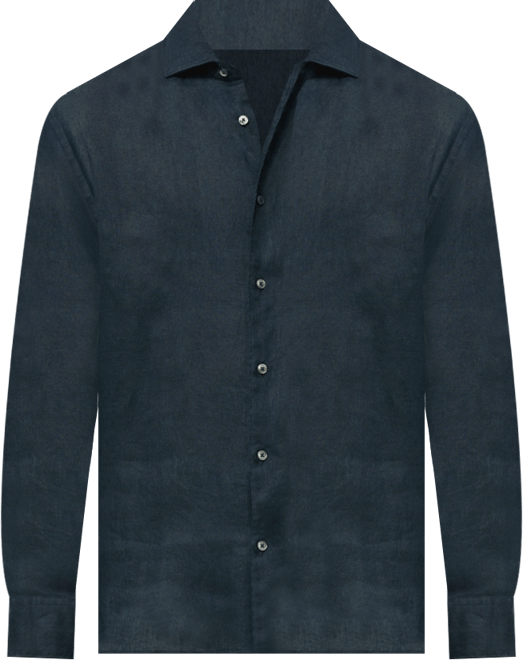 Men's Linen Slim-Fit Shirt