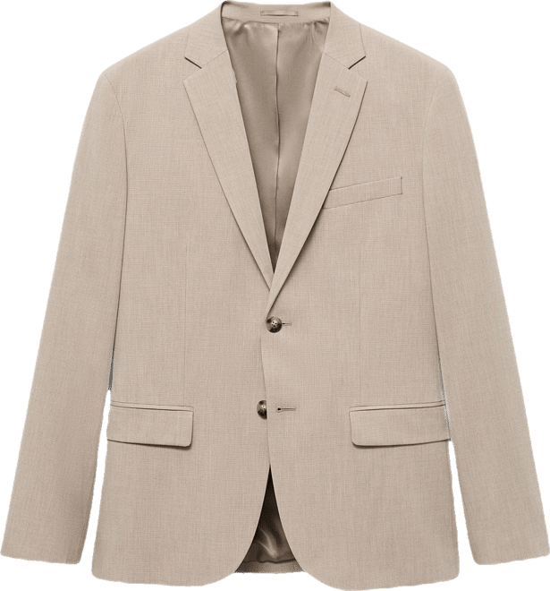 Men's Stretch-Fabric Super Slim-Fit Suit Jacket