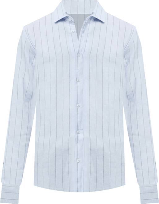 Men's Linen Pinstripe Shirt
