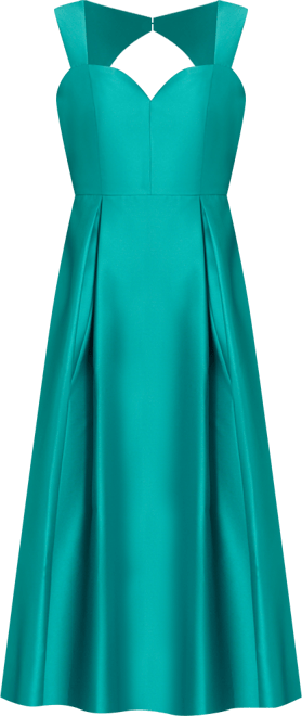 Women's Sweetheart-Neck Mikado Gown