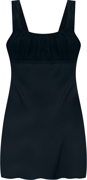 Women's Ruched Neckline Short Dress