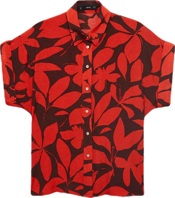 Women's Printed Short-Sleeved Shirt