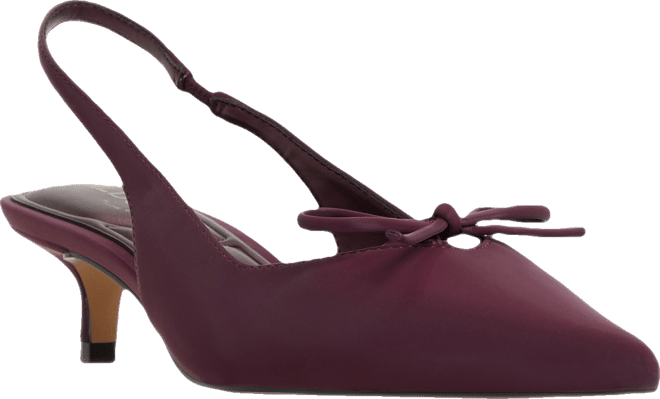 Women's Azizza Sling-Back Bow Kitten Heel Pumps