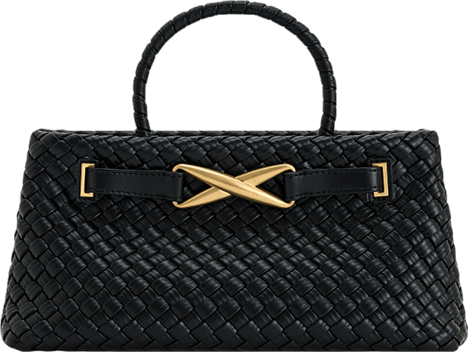 Elora Small Woven Tote Bag