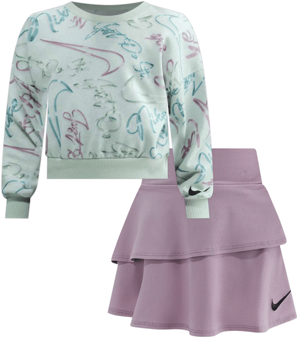 Nike Swoosh On Pointe Toddler Floral Futura 2-Piece Scooter Set