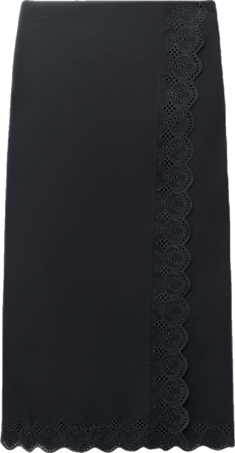 Women's Embroidered Cotton Skirt